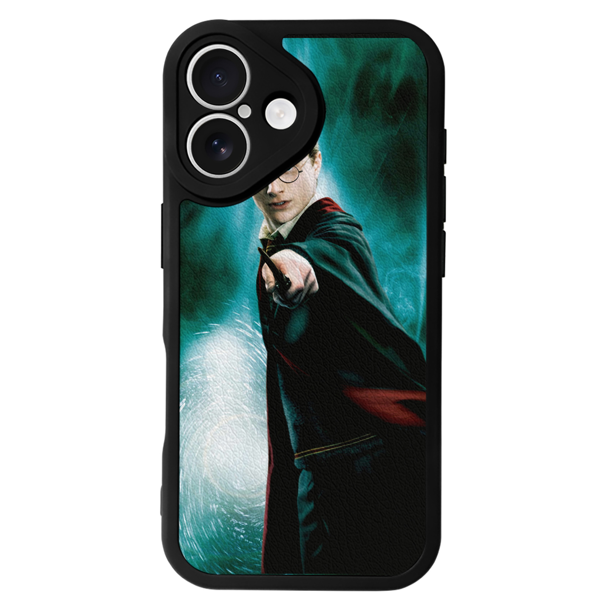 （画像用） Harry Potter ハリー・ポッターシリーズ 【iPhone 16シリーズ対応】シリコンスマホケース（レザー調） 材質：シリコン